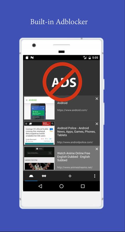 Best android browser for video download free